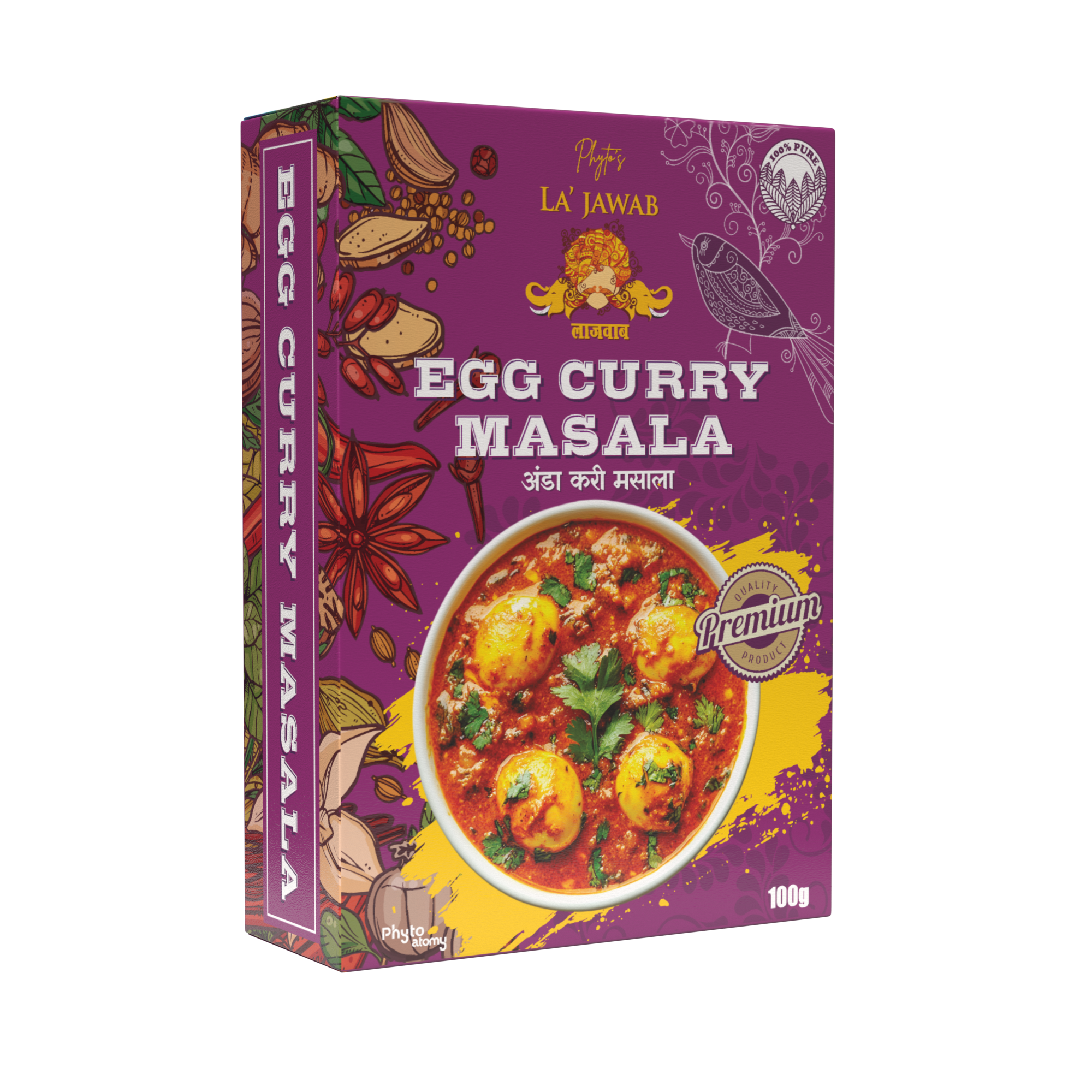 Lajawab Egg Curry Masala 100g (F&00259) 